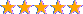 Image of stars, showing a four out of five stars rating